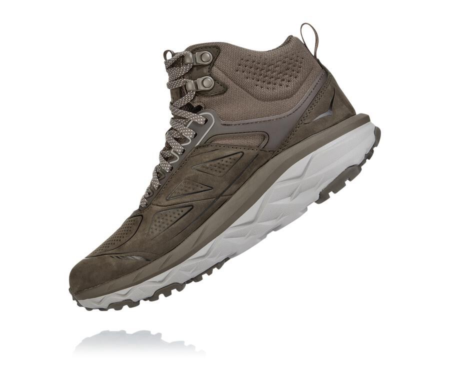 Sapatilhas Hoka One One Feminino Marrom - Challenger Mid Gore-Tex - 839-SGRZYN